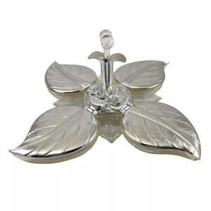 Karoff Original Vintage 4 Leaf Snack Server